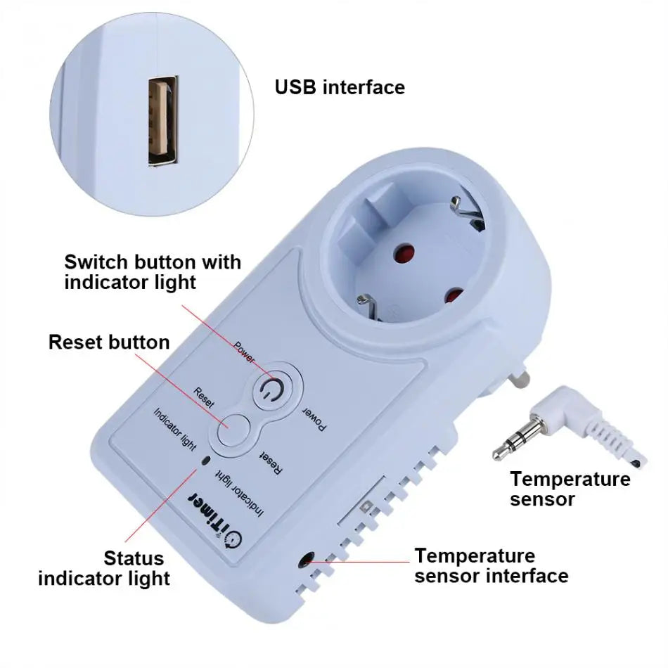 Multi-function Timer Switch Smart Socket EU plug  Mobile Phone Remote Control Smart Home Socket