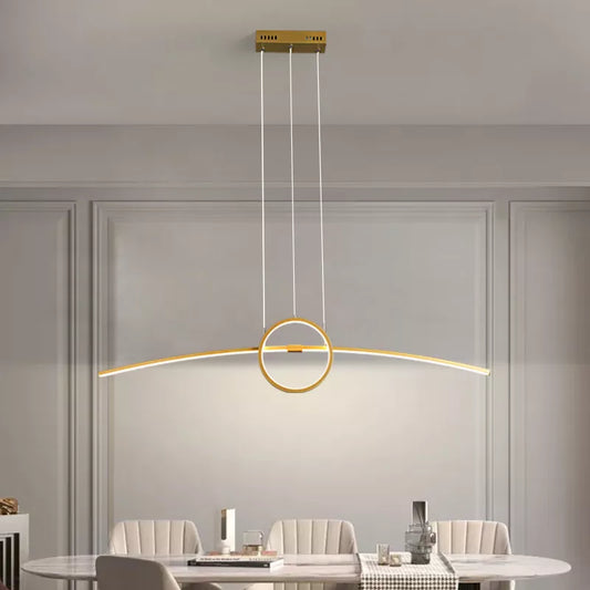 L100CM New Creative Modern LED Pendant Lights Hanging Pendant Lamp For Dining Room Living Room Kitchen 85-265V Smart Home Alexa