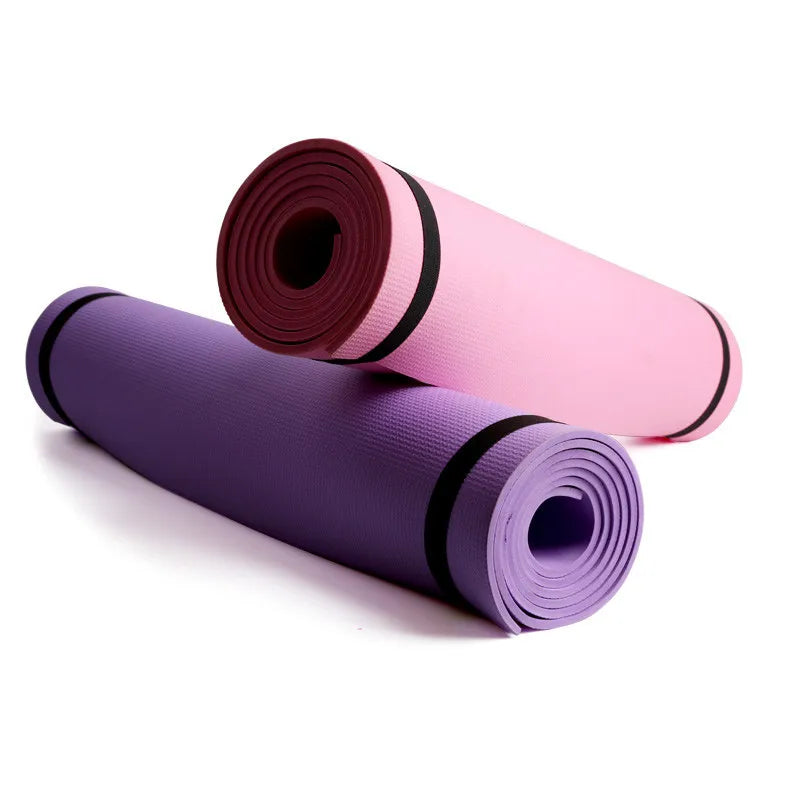 Yoga Mat Thick Non-slip Pilates Workout Fitness Exercise Pad Gym Workout Home Non-slip Indoor Fitness Yoga Mats