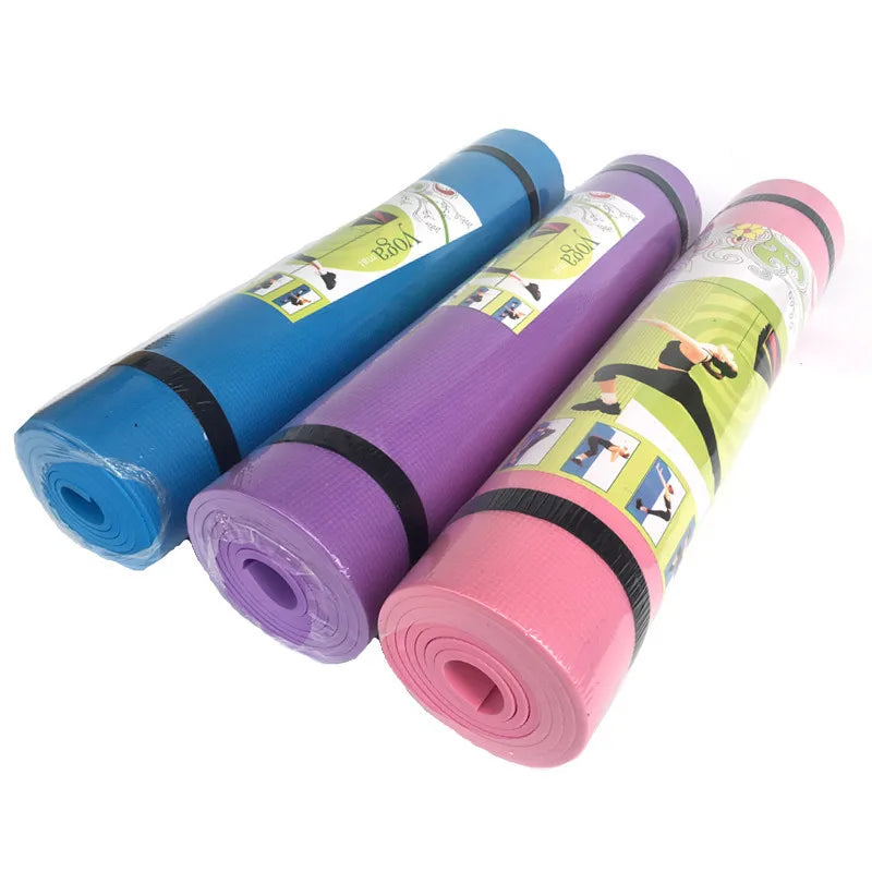 Yoga Mat Thick Non-slip Pilates Workout Fitness Exercise Pad Gym Workout Home Non-slip Indoor Fitness Yoga Mats