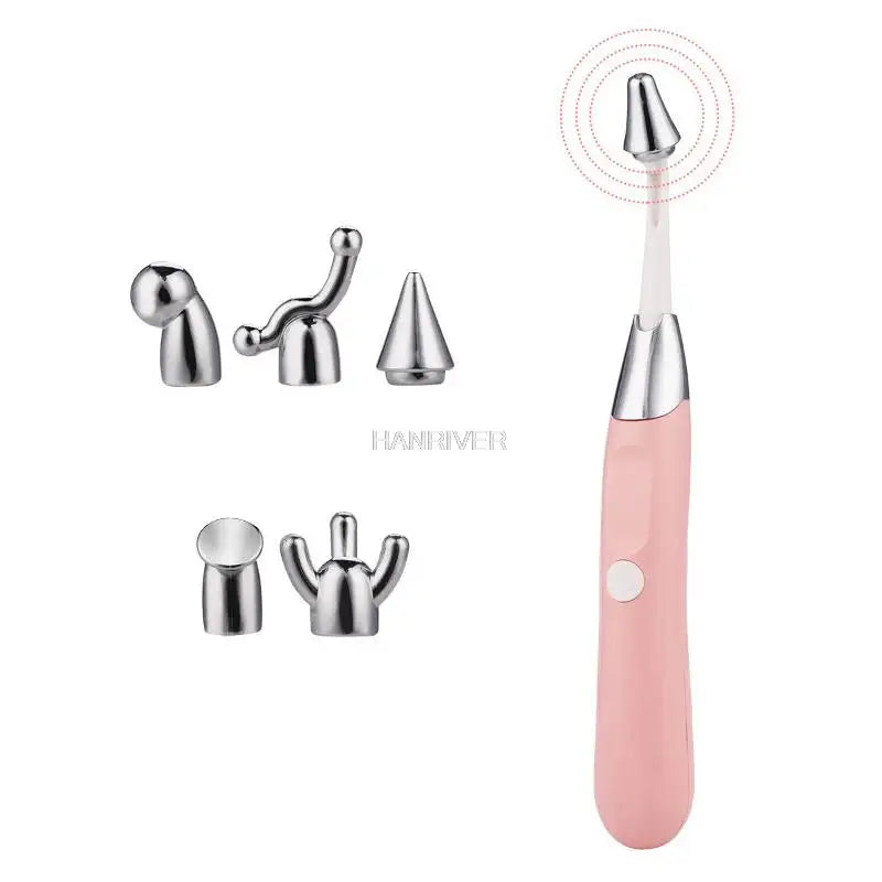 6 in 1 Body Massager Electric Tinnitus Relief Massager Anti Aging Face Firming Massager Skin Tightening Stick Ear Pain Relief