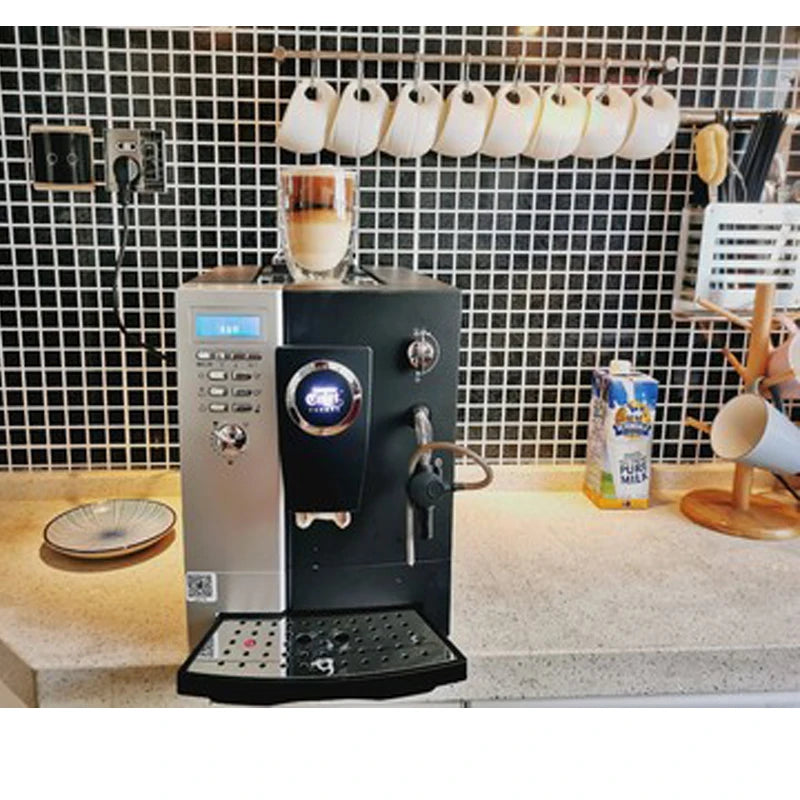 CLT-Q003 Smart Espresso Coffee Machine Automatic Pump-type Coffee Machine, 2-in-1 Grinding Milk Foam Maker 220v