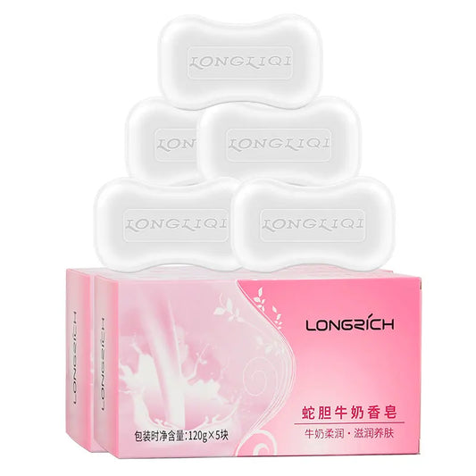 Cy Longliqi Snake Gall Milk Soap Face Washing Bath Hand Washing Household Soap Body Bath Soap