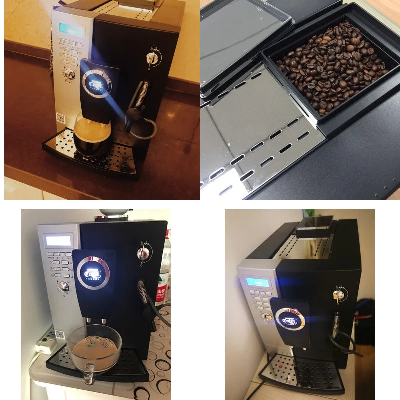 CLT-Q003 Smart Espresso Coffee Machine Automatic Pump-type Coffee Machine, 2-in-1 Grinding Milk Foam Maker 220v