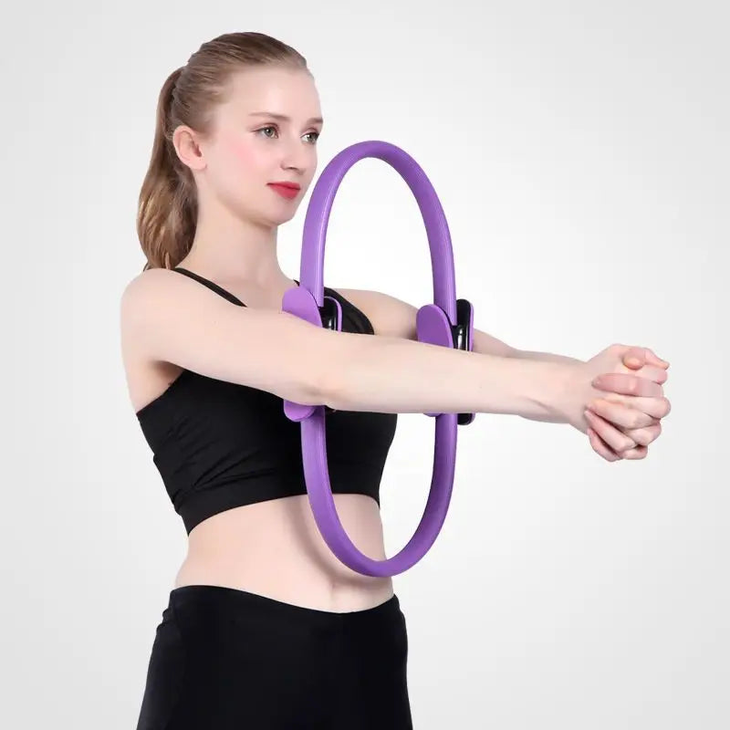 Pilates Circle Yoga Ring Fitness Sports Gym Accessories Kit Thin Thigh Artifact Beautiful Legs Slimming Equipment Dharma Wheel