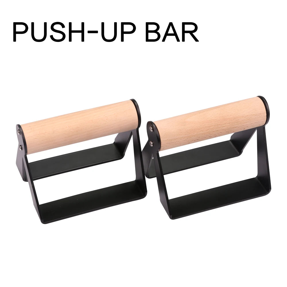 Pushup Stands Wooden Push Up Bars Gym Gear Equipment  Workout Solid Exercise Women Men Portable Fitness push-ups stands