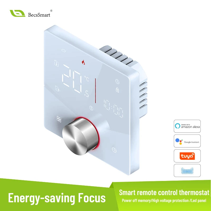 Tuya WiFi Smart Thermostat LCD Display Touch Screen for Electric Floor Heating Water/Gas Boiler Temperature Remote Controller