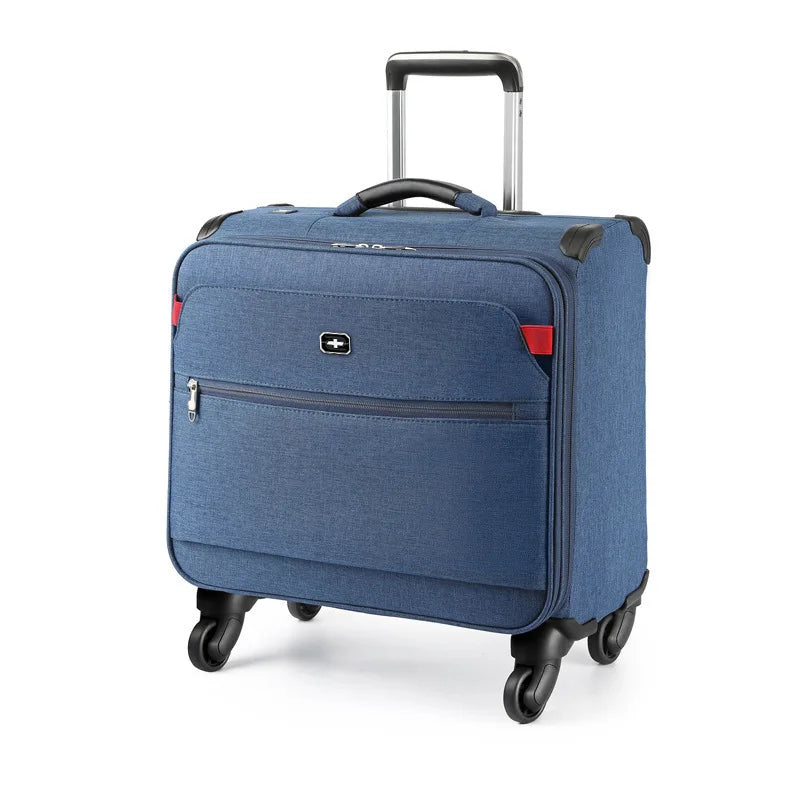 2023 New Military Knife Trolley Case New Oxford Cloth Suitcase Business Trolley Bag Computer Suitcase