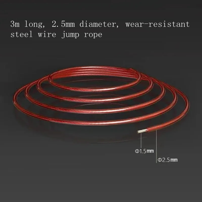 Professional Jump Rope 2024 New Speed Skipping Rope Anti Slip Silicone Jumping Rope Workout Training Exercise Boxing Equipment