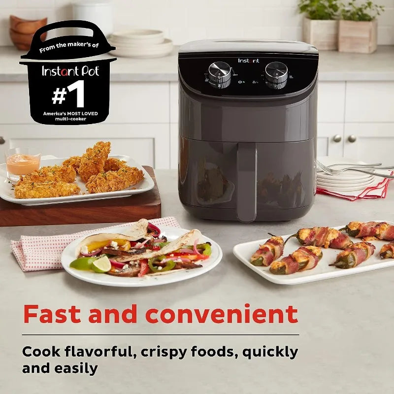 ZAOXI airfryers, Nonstick and Dishwasher-Safe Basket, Fast Cooking, Easy-to-Use, Includes Free App with over 100 Recipes