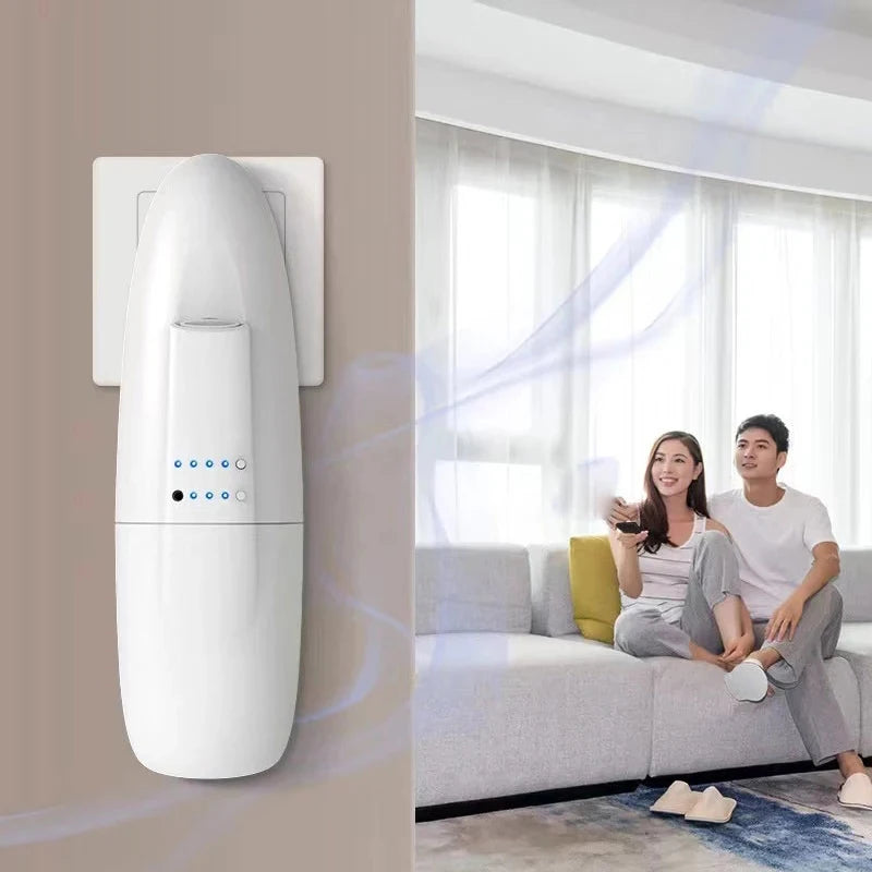 Smart Waterless Essential Oil Diffuser Fragrance Diffuser Scent Machine Plug-in Wall Oil Diffuser Automatic Home Fresheners