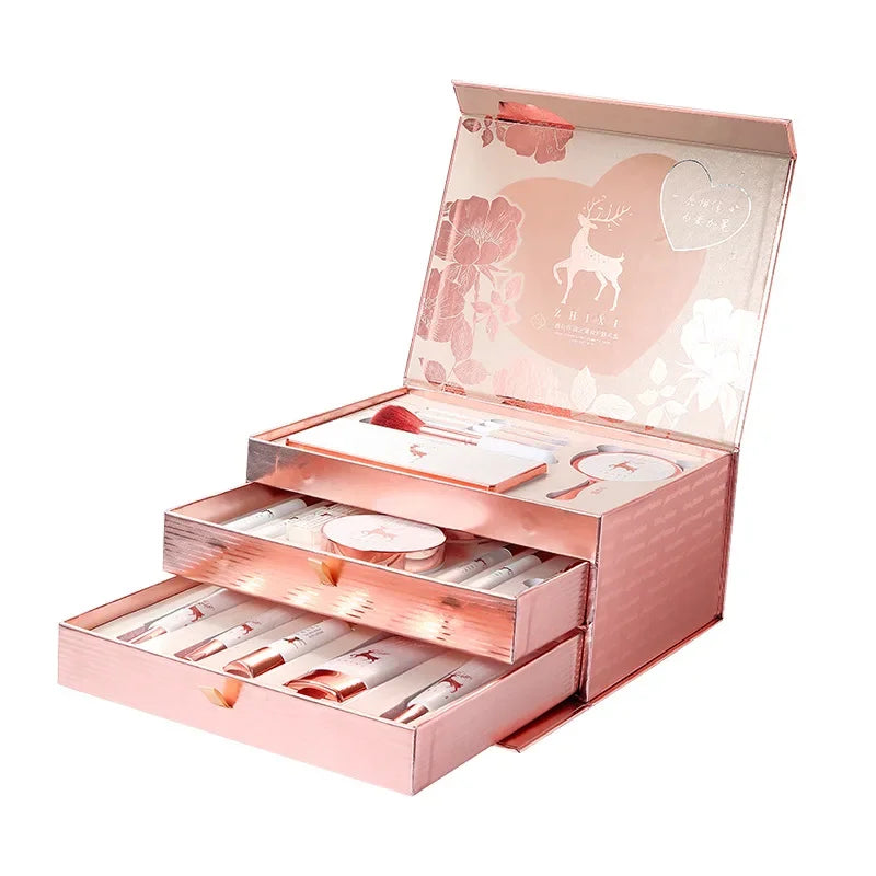 Hot 20Pcs Makeup Set Box Full Mystery Box Lipstick Eyeshadow Set Gift Set Complete Make Up Skincare Products Cosmetics For Women