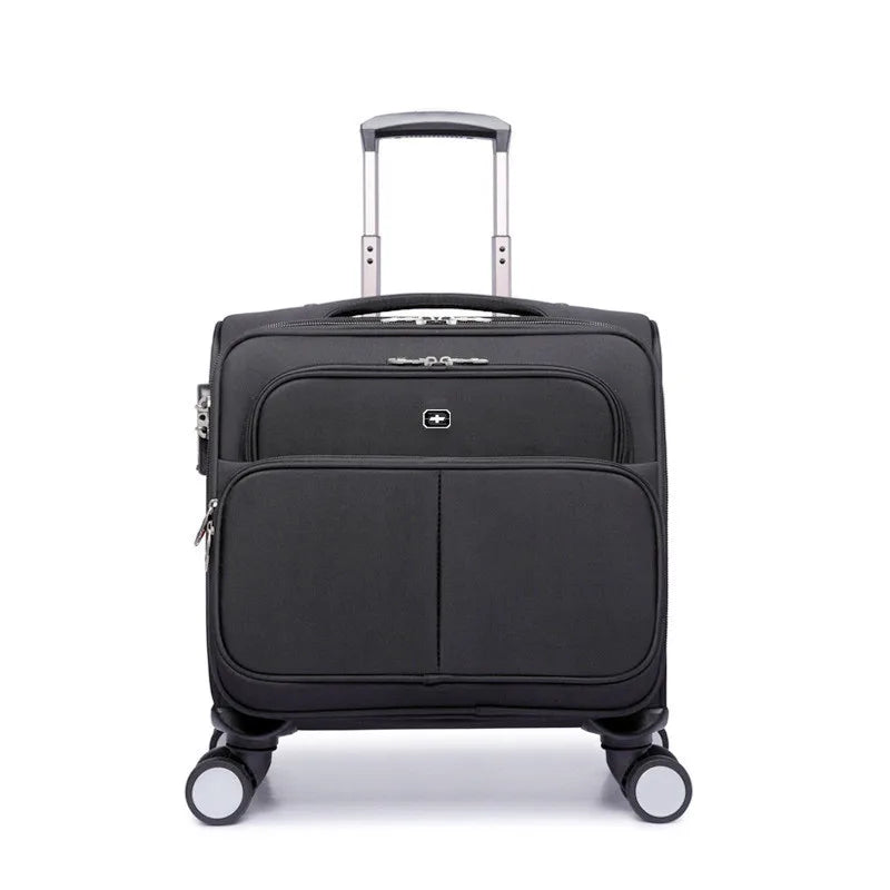 2023 New Military Knife Trolley Case New Oxford Cloth Suitcase Business Trolley Bag Computer Suitcase