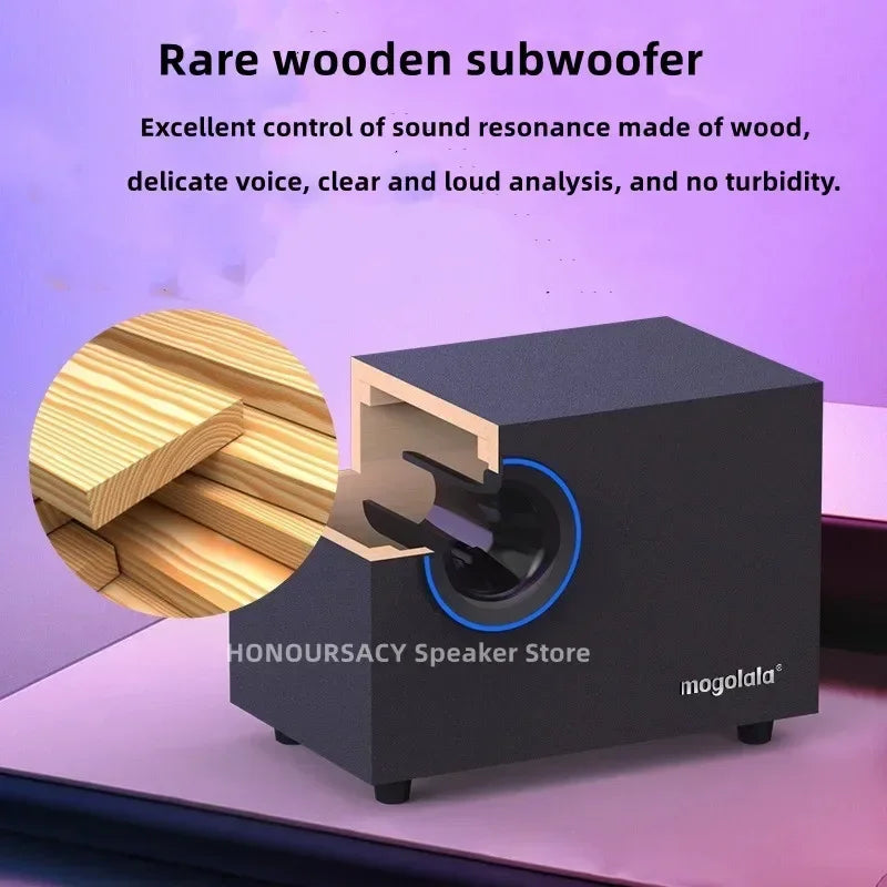 Multi Device Compatibility Subwoofer Bluetooth Speaker HIFI Stereo Music Center Home Speaker Sound System Caixa De Som Para PC