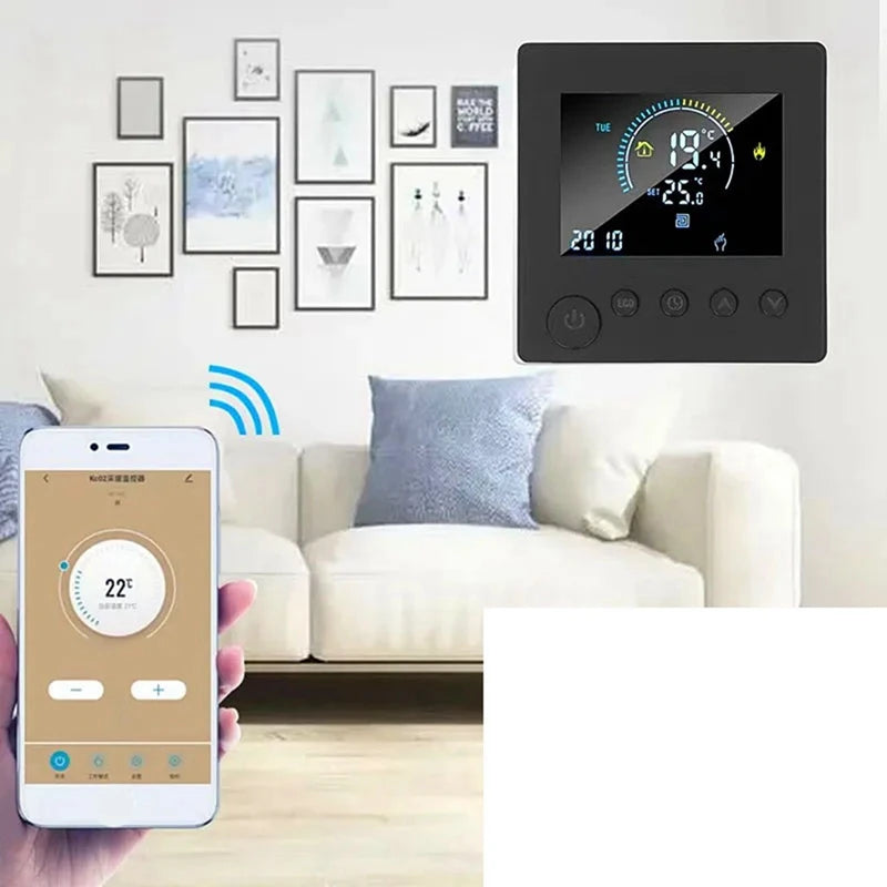 Wifi Smart Thermostat Electric Floor Heating Water Gas Boiler Temperature Wireless Remote Controller By Tuya Alexa