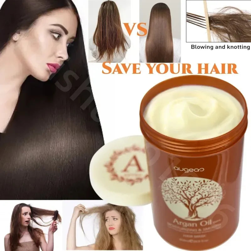 Brazilian Argan Oil Evaporation-free Hair Mask Repair Dry Damaged Split End Smooth Professional Products Hair Care