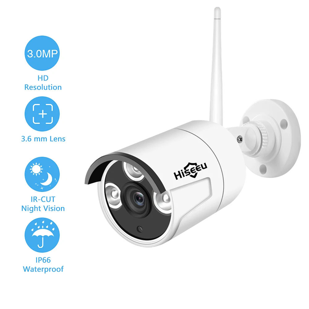 3.0MP IP Camera Security Camera Surveillance System Intelligent Motion Detection and Alerts System