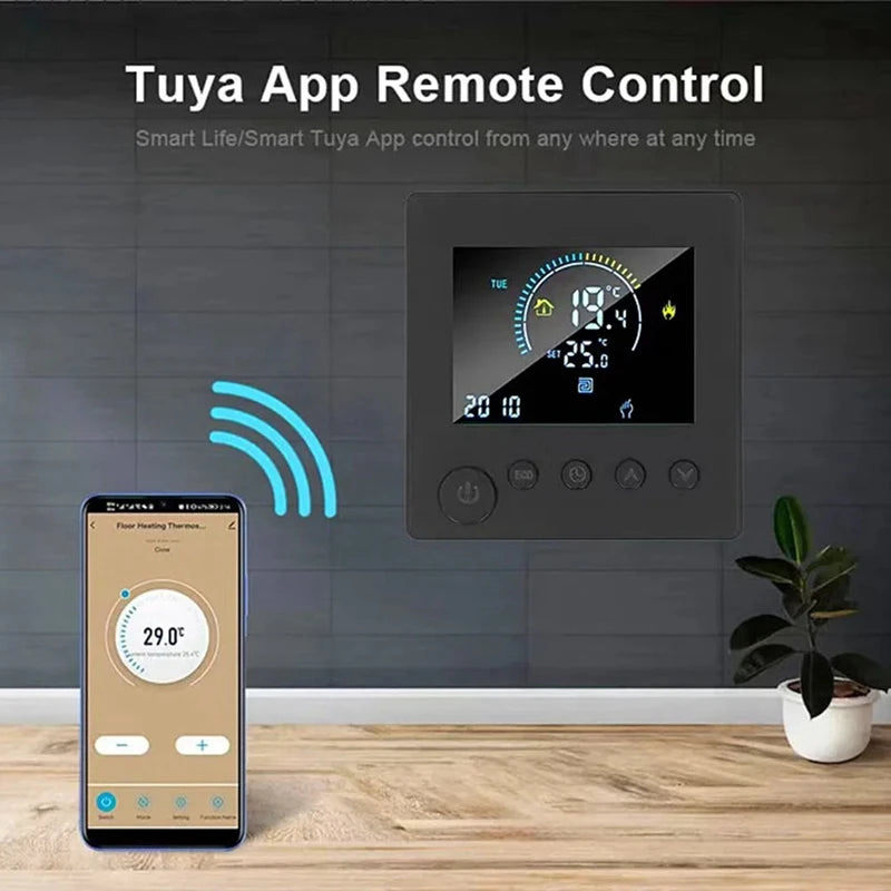 Wifi Smart Thermostat Electric Floor Heating Water Gas Boiler Temperature Wireless Remote Controller By Tuya Alexa