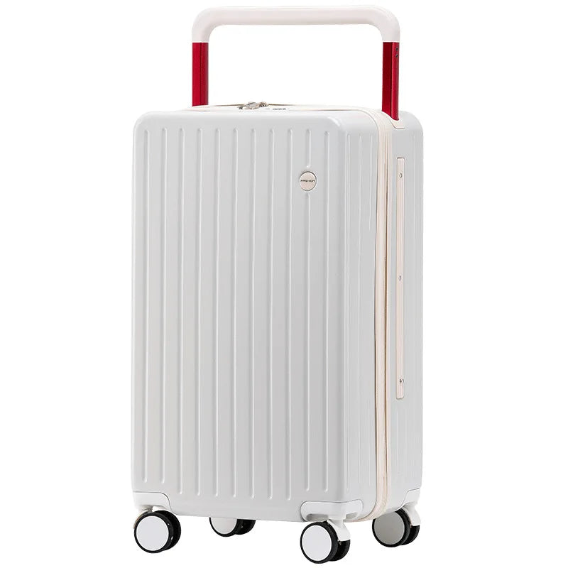 Large capacity Trolley luggage bag Wide tie rod lightweight luggage combination lock Hand luggage ABS zipper luggage travel bag