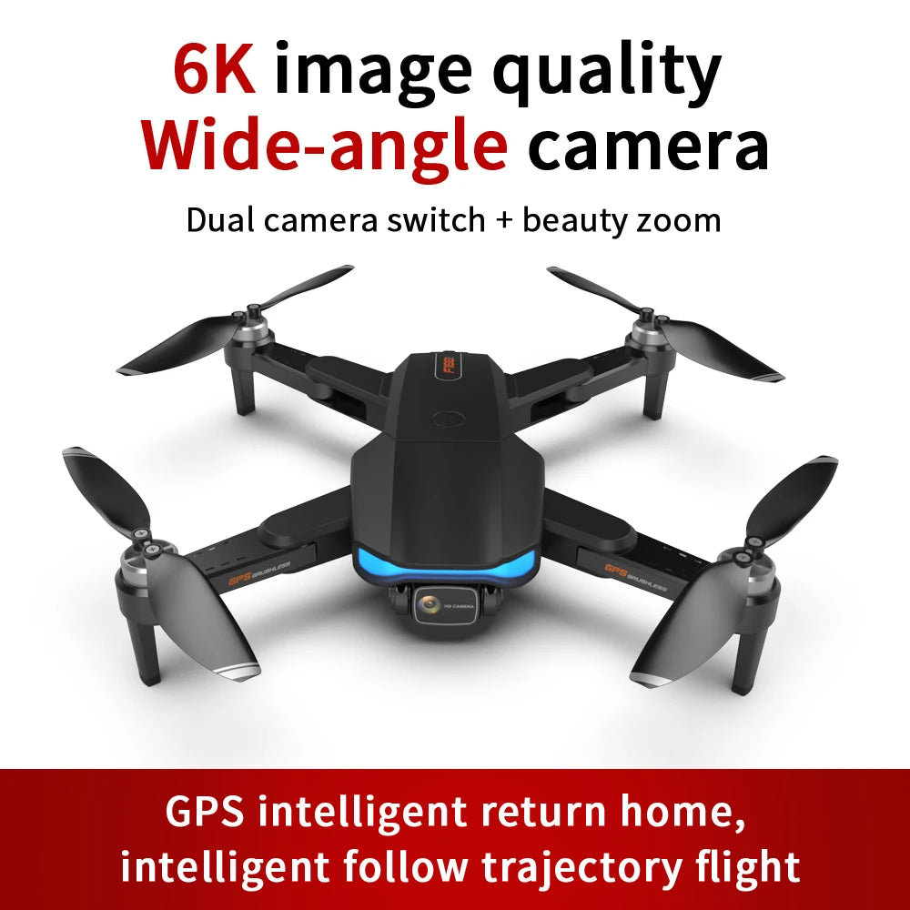 Drushless drone F188,GPS, long endurance, 6K HD dual camera hover , 5G/WIFI signal,Drone,rc drone with camera, Camera Drone