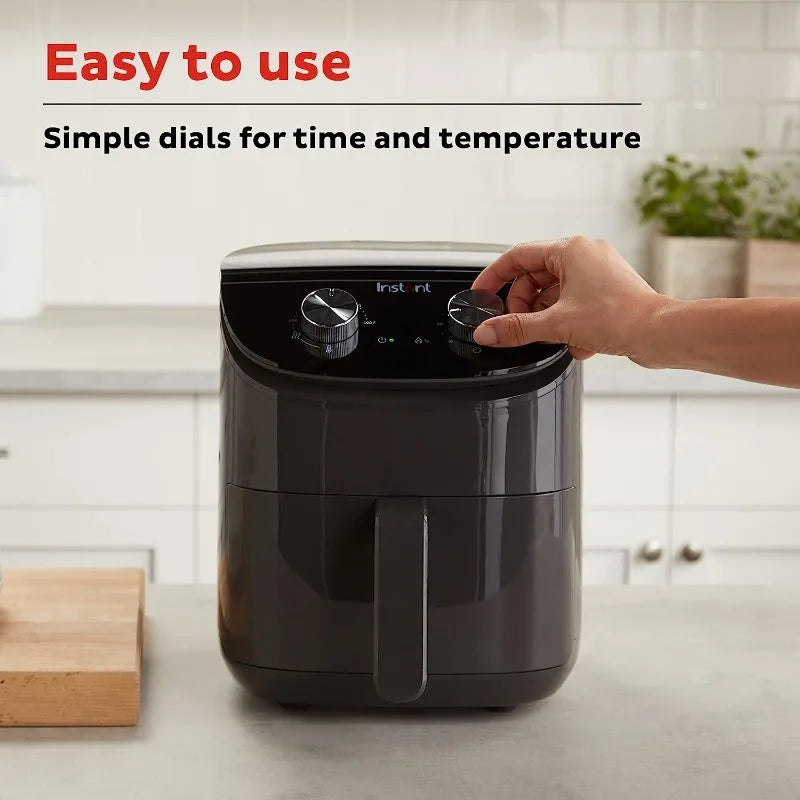 ZAOXI airfryers, Nonstick and Dishwasher-Safe Basket, Fast Cooking, Easy-to-Use, Includes Free App with over 100 Recipes