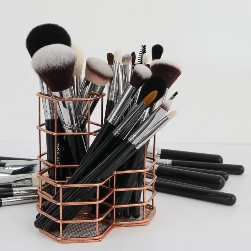 42PCS Full Set Makeup Brush Makeup Artist Professional Facial and Eye Beauty Brush Tools Soft Wool Cosmetics Accessories Brush