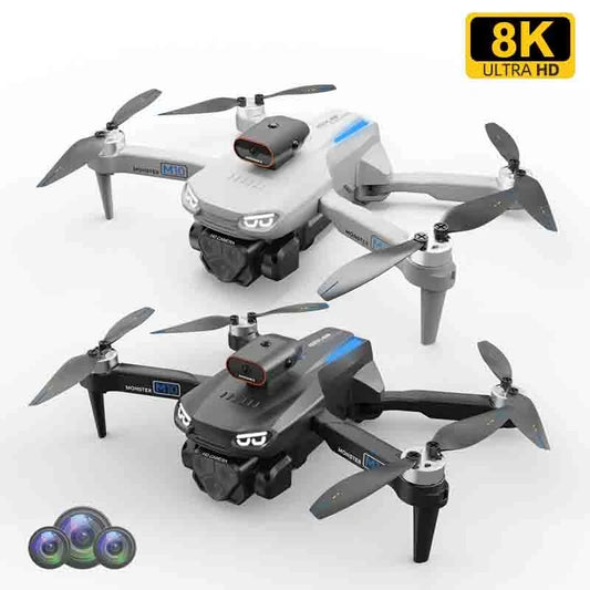 Mini Drone 4k Professional Drone 20km 6k Camera M10 Quadrotor Drone Camera 2024 8K Dual HD Aerial Photography Obstacle Avoidance