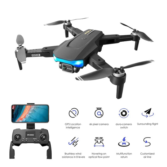 LS38 Drone FPV GPS 5G WiFi 6K HD Camera Professional Aerial Photography Brushless Motor RC Quadcopter VS L900 SG907