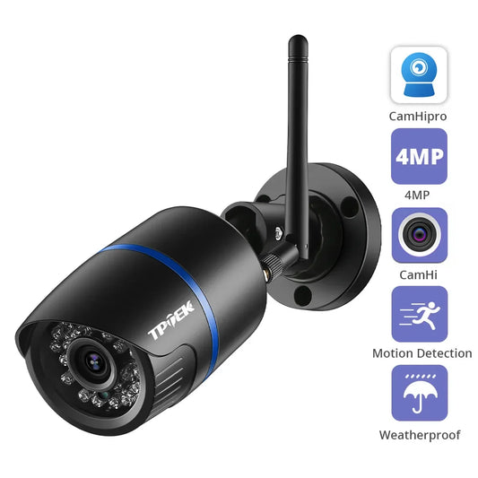 4MP 1080P IP Camera Outdoor WiFi Security Camera Wireless Video Surveillance Wi Fi Bullet CCTV HD Camara CamHipro CamHi Cam