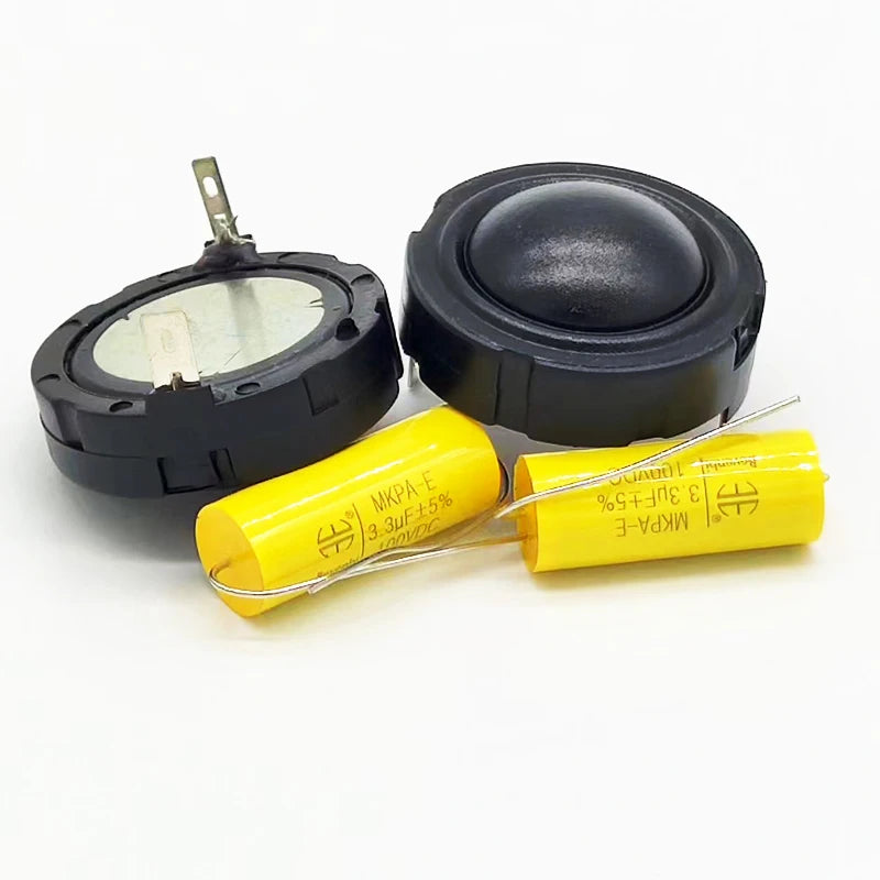 2Pcs 1.5 Inch 4 Ohm 8Ohm 80W Speaker 1.5Inch 25Core Tweeter HiFi Speaker Fiber Membrane Rubidium Magnetic Treble Head