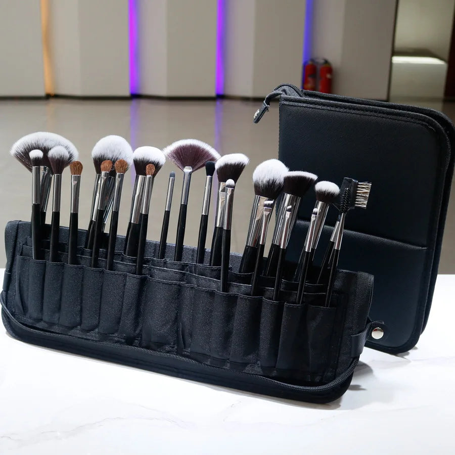 42PCS Full Set Makeup Brush Makeup Artist Professional Facial and Eye Beauty Brush Tools Soft Wool Cosmetics Accessories Brush