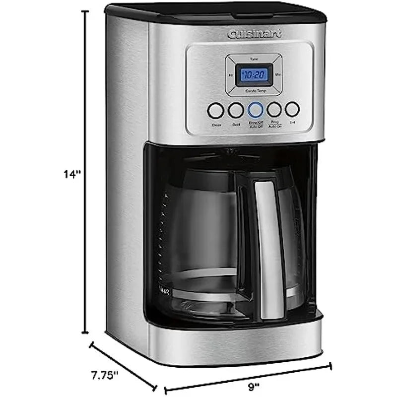 Coffee machine Coffee Maker, 14-Cup Glass Carafe, Fully Automatic for Brew Strength Control & 1-4 Cup Setting, You're Worth It