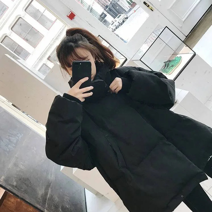 Women's Winter Jacket Thick Padded Jacket Casual Loose Short Bread Coat 2021 Woman Cotton Coat New Fashion Clothing