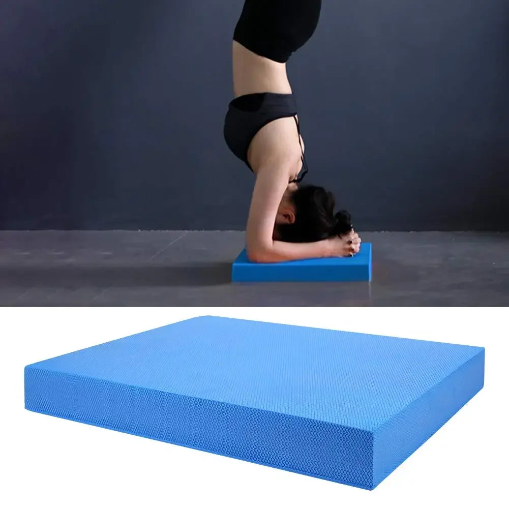 TPE Balance Pad Soft High Rebound Yoga Mat Thick Balance Cushion Fitness Yoga Pilates Plank Hold Board for Physical Therapy