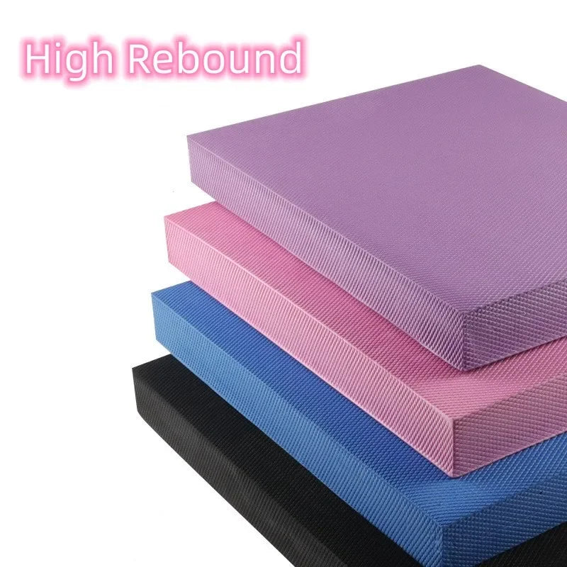 TPE Balance Pad Soft High Rebound Yoga Mat Thick Balance Cushion Fitness Yoga Pilates Plank Hold Board for Physical Therapy