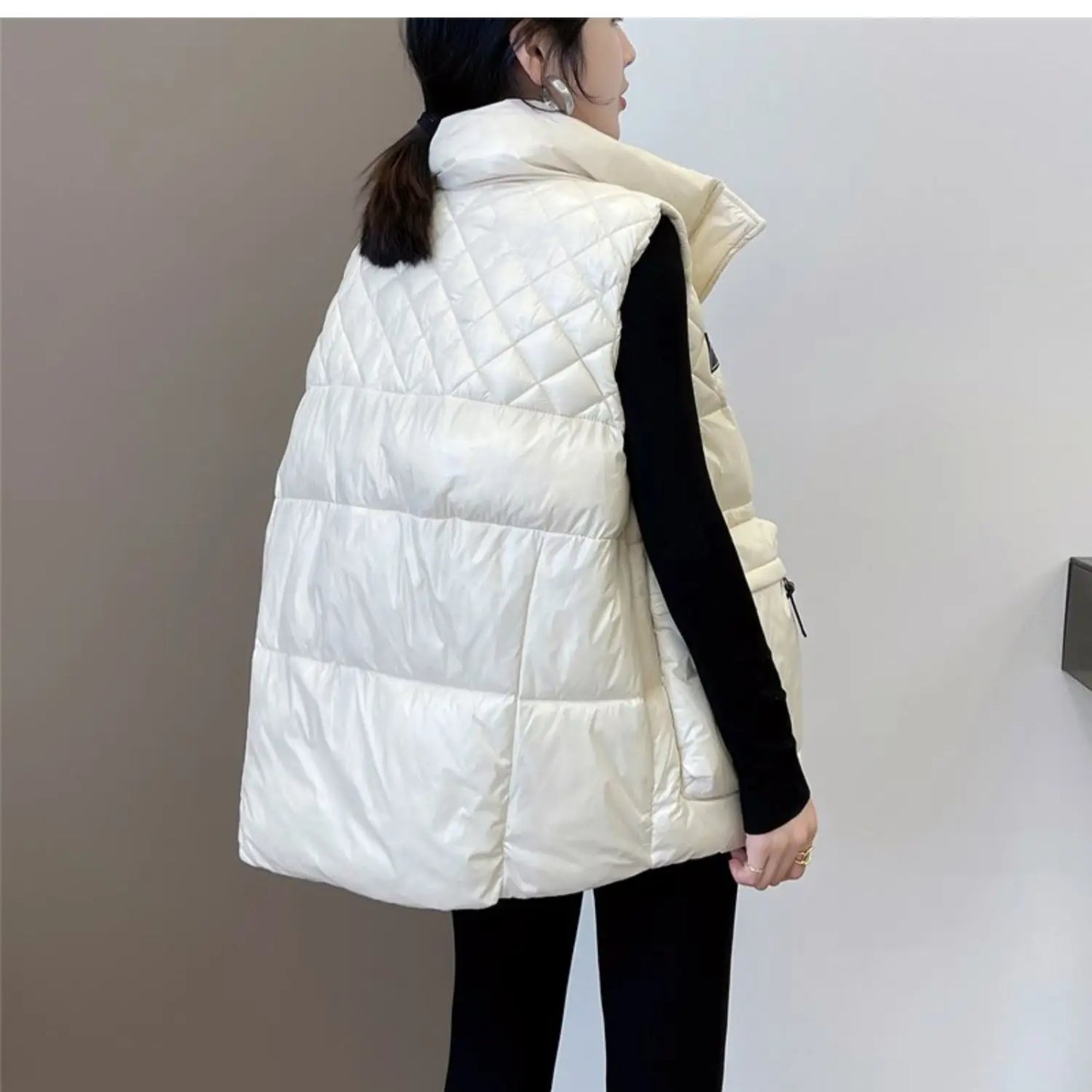 Casual Down Cotton Vest Coats Women's Clothing Short Parkas 2023 New Autumn Winter Korean Vest Jacket Girls Waistcoats fp911