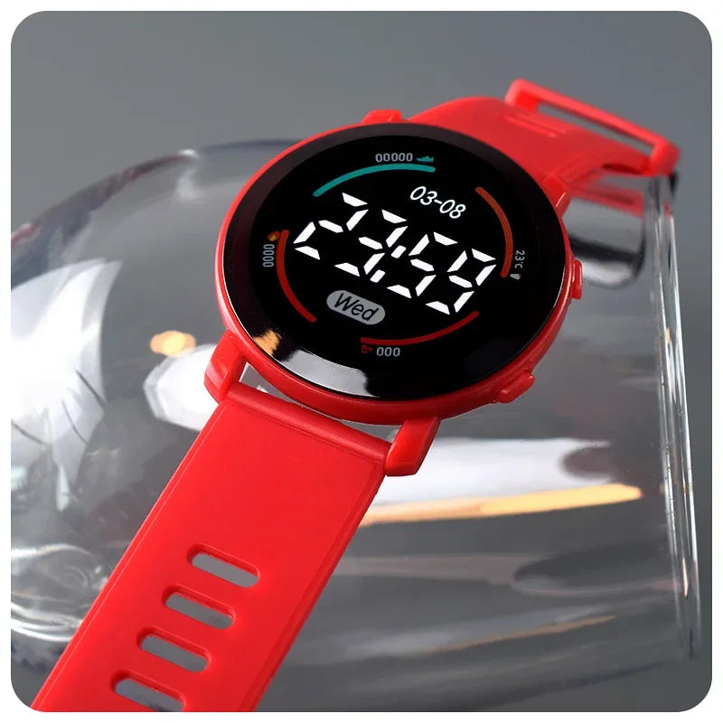 LED Digital Student Watch Luminous Waterproof Sport Children Watch Silicone Strap Electronic Wrist Watch For Unisex reloj mujer