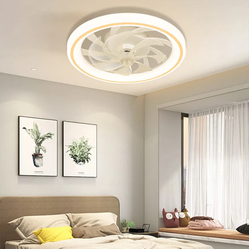 Led Ceiling Light Smart Energy Saving Electric Fans Type With Lighting Remote Control Ventilator Lamp Air Blades Fan For Home