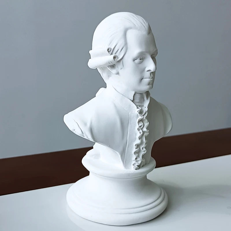 Decorative Statue For Living Room Sculpture Art Resin Figures For Decoration Desktop Bookcase Ornaments Home Beethoven Apollo