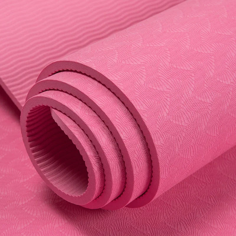 1830*610*6mm One Color TPE Yoga Non-Slip Gymnastics Gym Exercise Yoga Mat