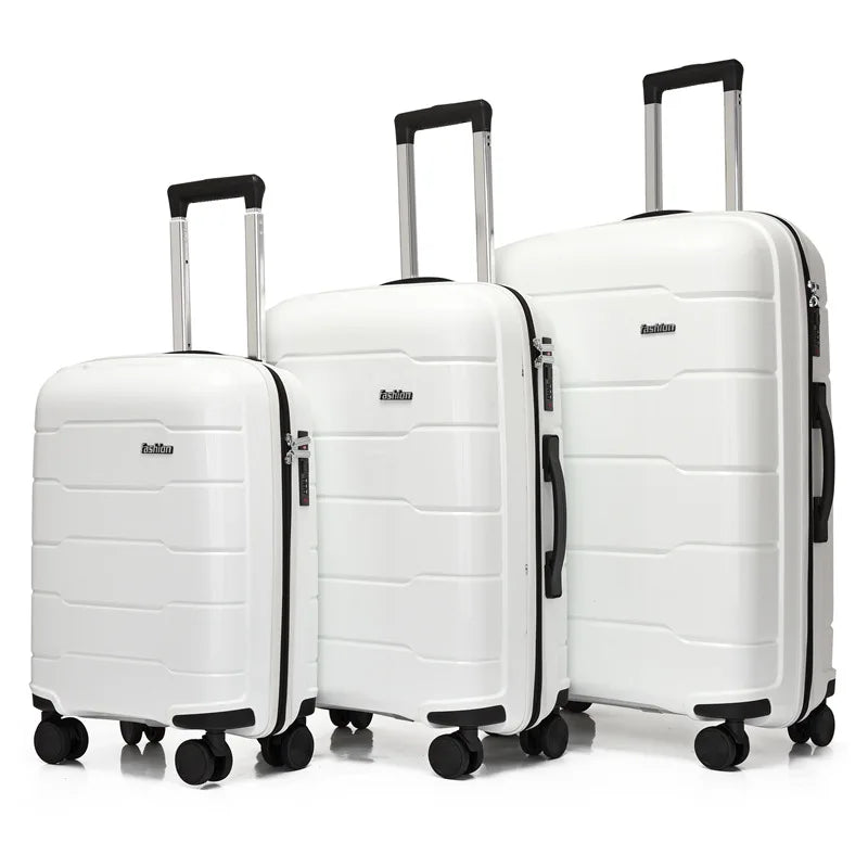 3 Pcs 20/24/28 Inch Travel Suitcase on Wheels Rolling Luggage Case Suitcase Kit for Wheels Luggage Trolley Luggage Bag Valises