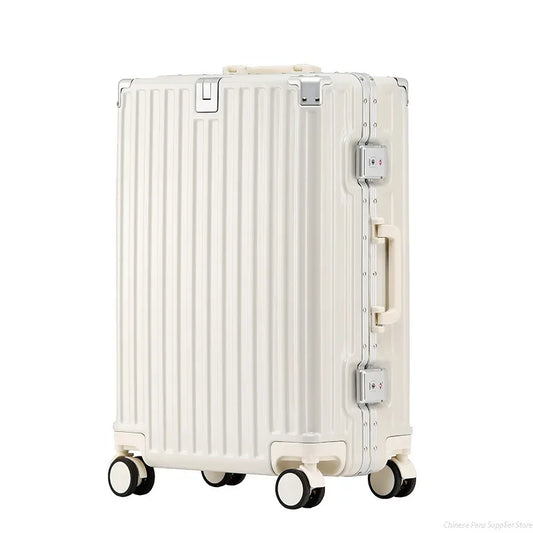 Rolling Luggage Female 20 24 26 28" Strong Thick Durable Trolley Box Male Travel Boarding Password Box Suitcase Soundproof Wheel