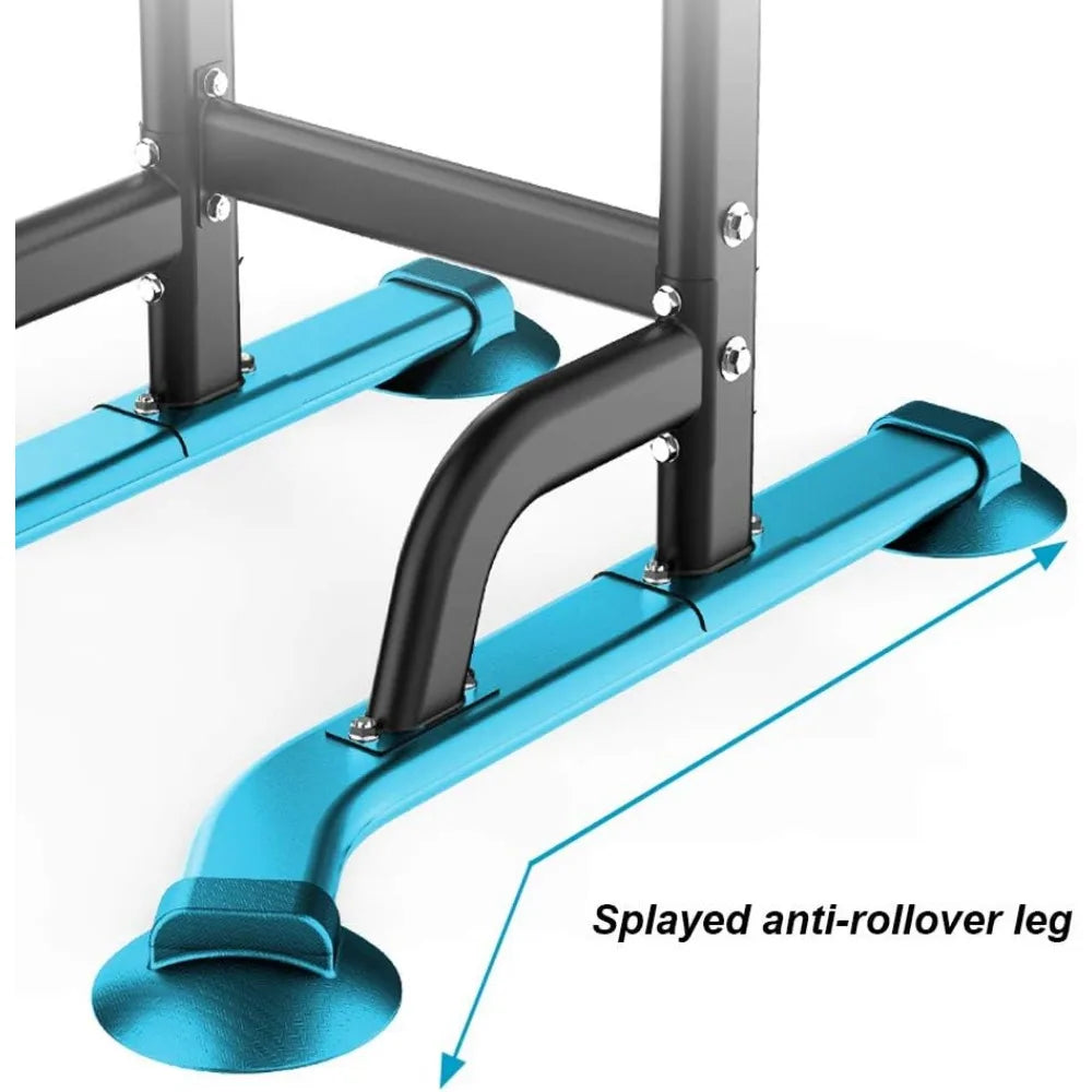 Power Tower Dip Station Pull Up Bar for Home Gym Adjustable Height Strength Training Workout Equipment,Pull Up Bar Station