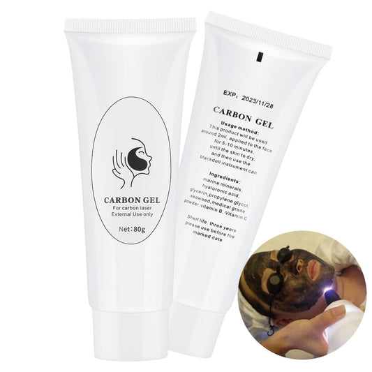 Safe Carbon Cream Black Gel Mask For Laser Skin Peeling Rejuvenation Whitening Skin Peel Deep Cleaning 80ml/PCS