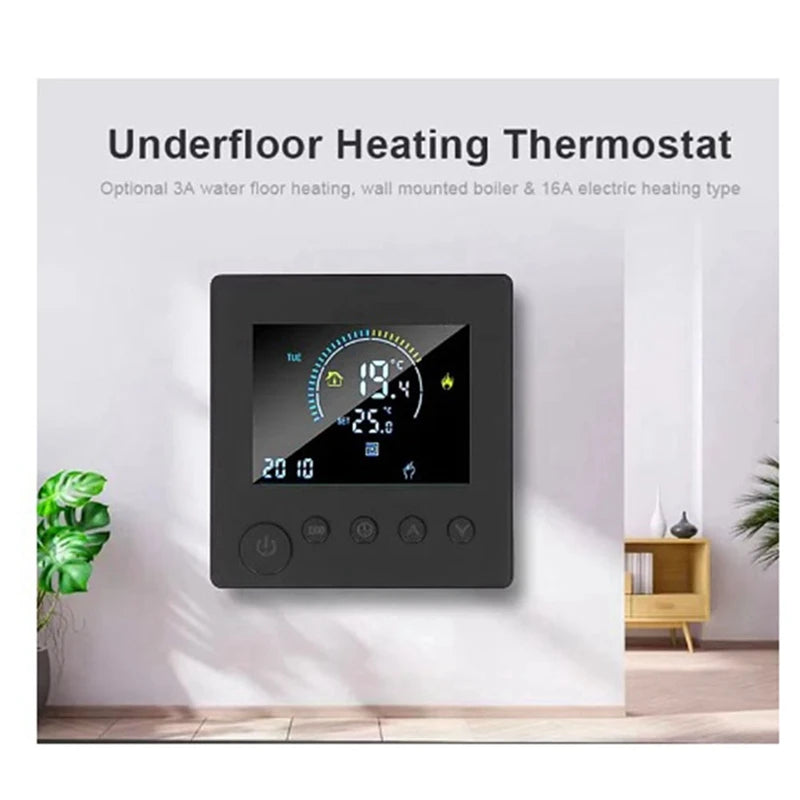 Wifi Smart Thermostat Electric Floor Heating Water Gas Boiler Temperature Wireless Remote Controller By Tuya Alexa