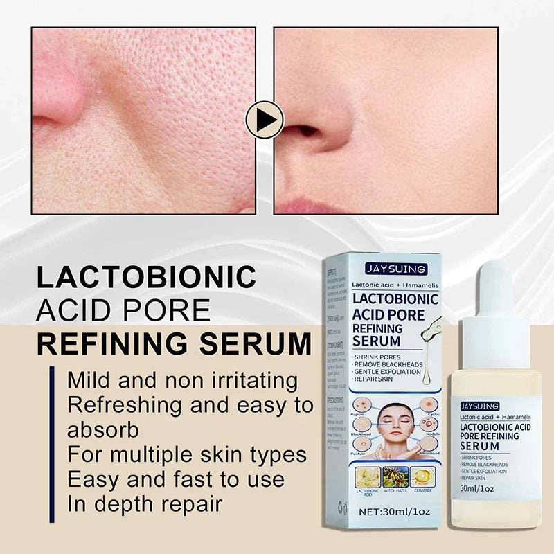 Pore Shrinking Face Serum Removing Large Pore Tightening Repairing Facial Pore Minimizing Purify Pore Whitening Skin Care