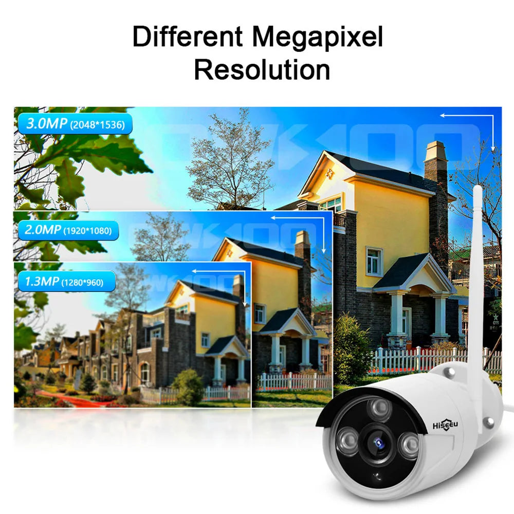 3.0MP IP Camera Security Camera Surveillance System Intelligent Motion Detection and Alerts System