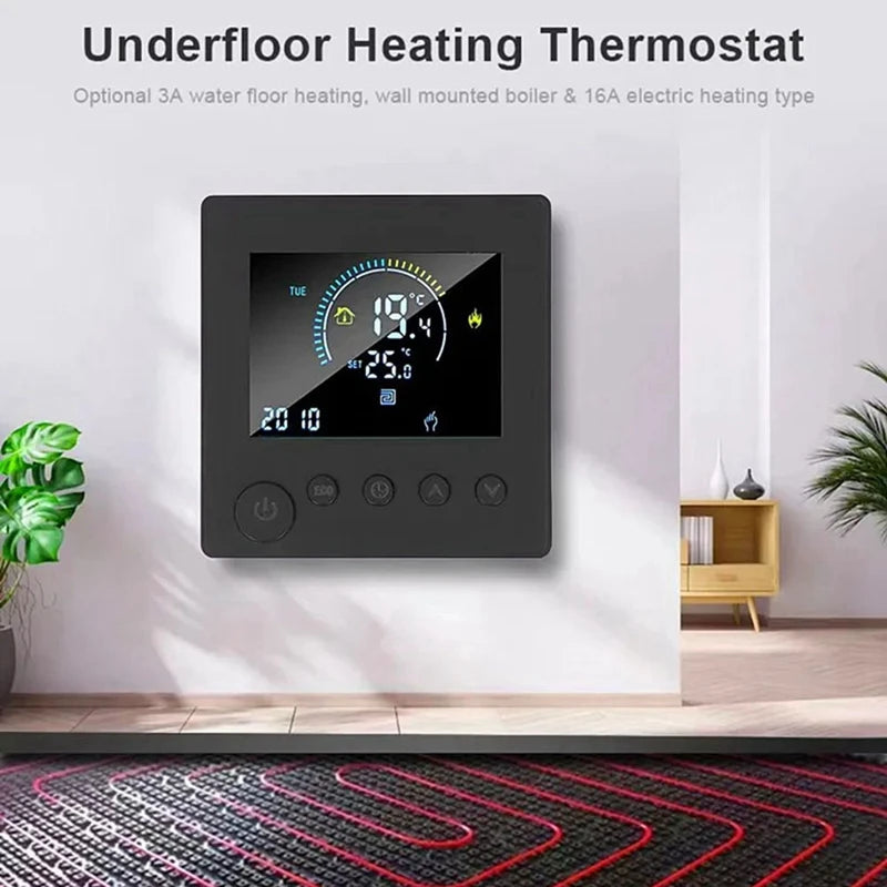 Wifi Smart Thermostat Electric Floor Heating Water Gas Boiler Temperature Wireless Remote Controller By Tuya Alexa