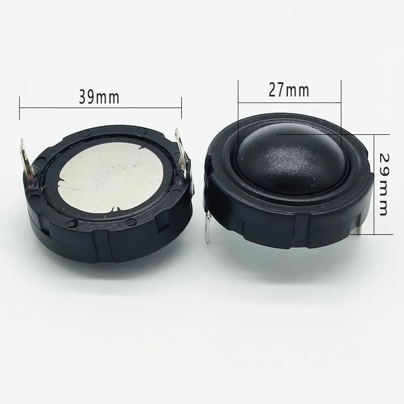 2Pcs 1.5 Inch 4 Ohm 8Ohm 80W Speaker 1.5Inch 25Core Tweeter HiFi Speaker Fiber Membrane Rubidium Magnetic Treble Head