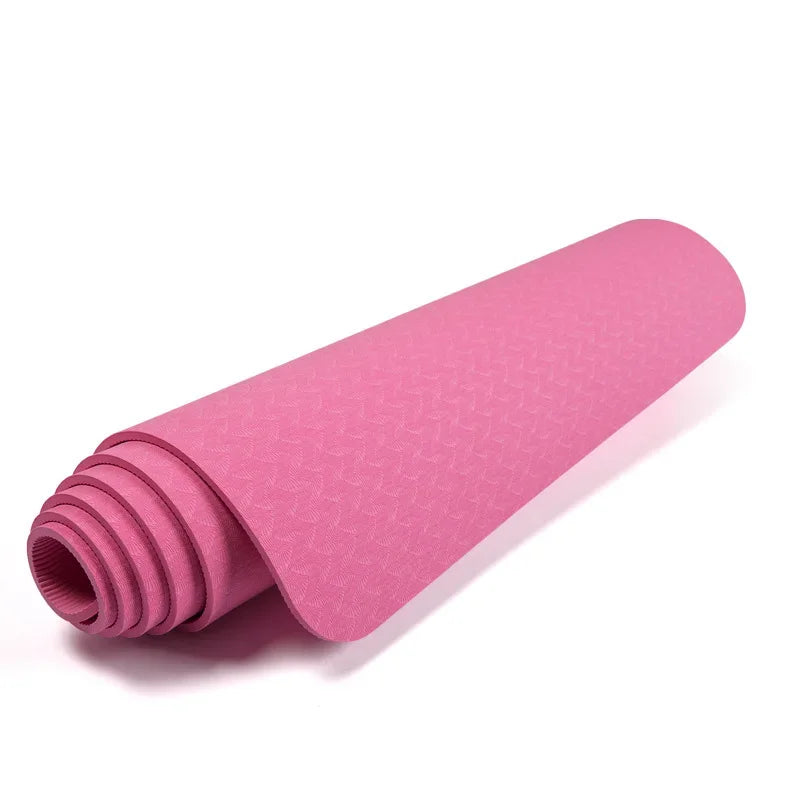 1830*610*6mm One Color TPE Yoga Non-Slip Gymnastics Gym Exercise Yoga Mat